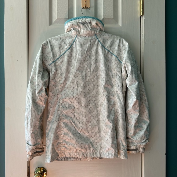 Columbia Girl’s Gray and Teal Patterned Ski Jacket 14/16 - Picture 8 of 8